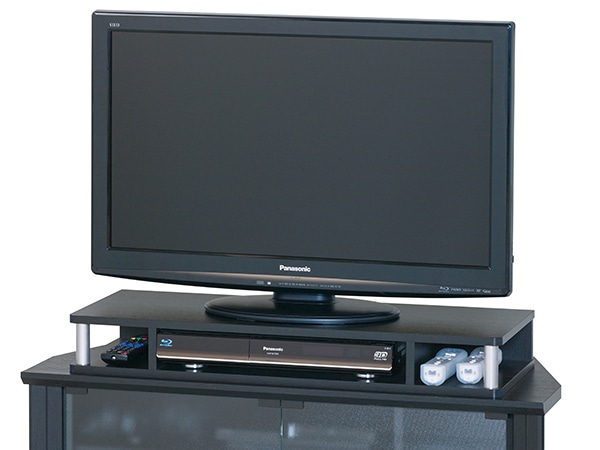 テレビ台 AVボード ちょい足しラック 幅79cm ブラック（ PC台 パソコン