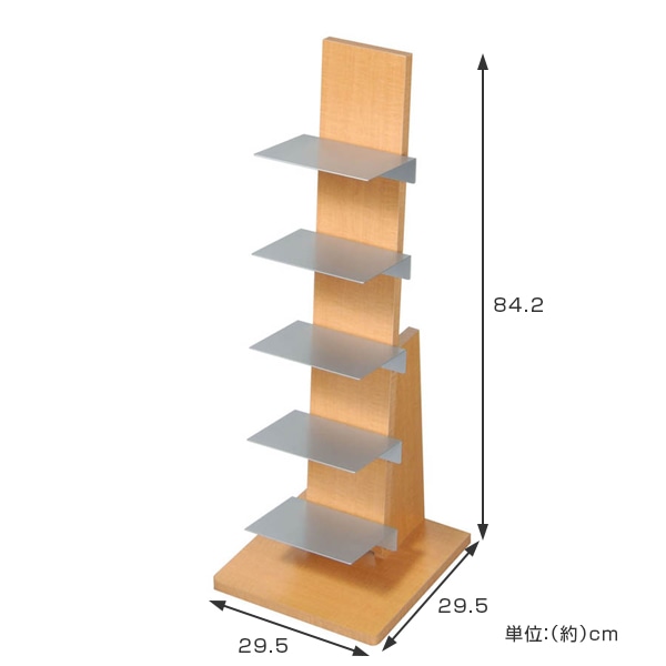 本棚 ブックタワー 積み重ね ロータイプ 幅29.5cm（ 棚 ラック 収納