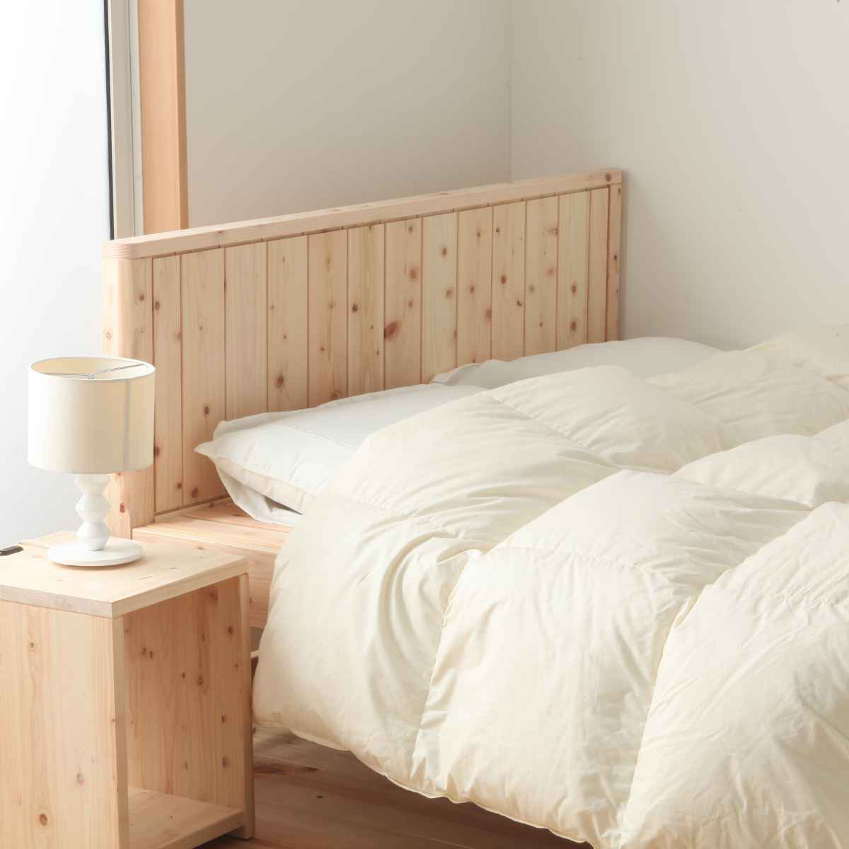 繊細すのこベッド セミダブル 国産ひのき 簡単組立 天然木 日本製