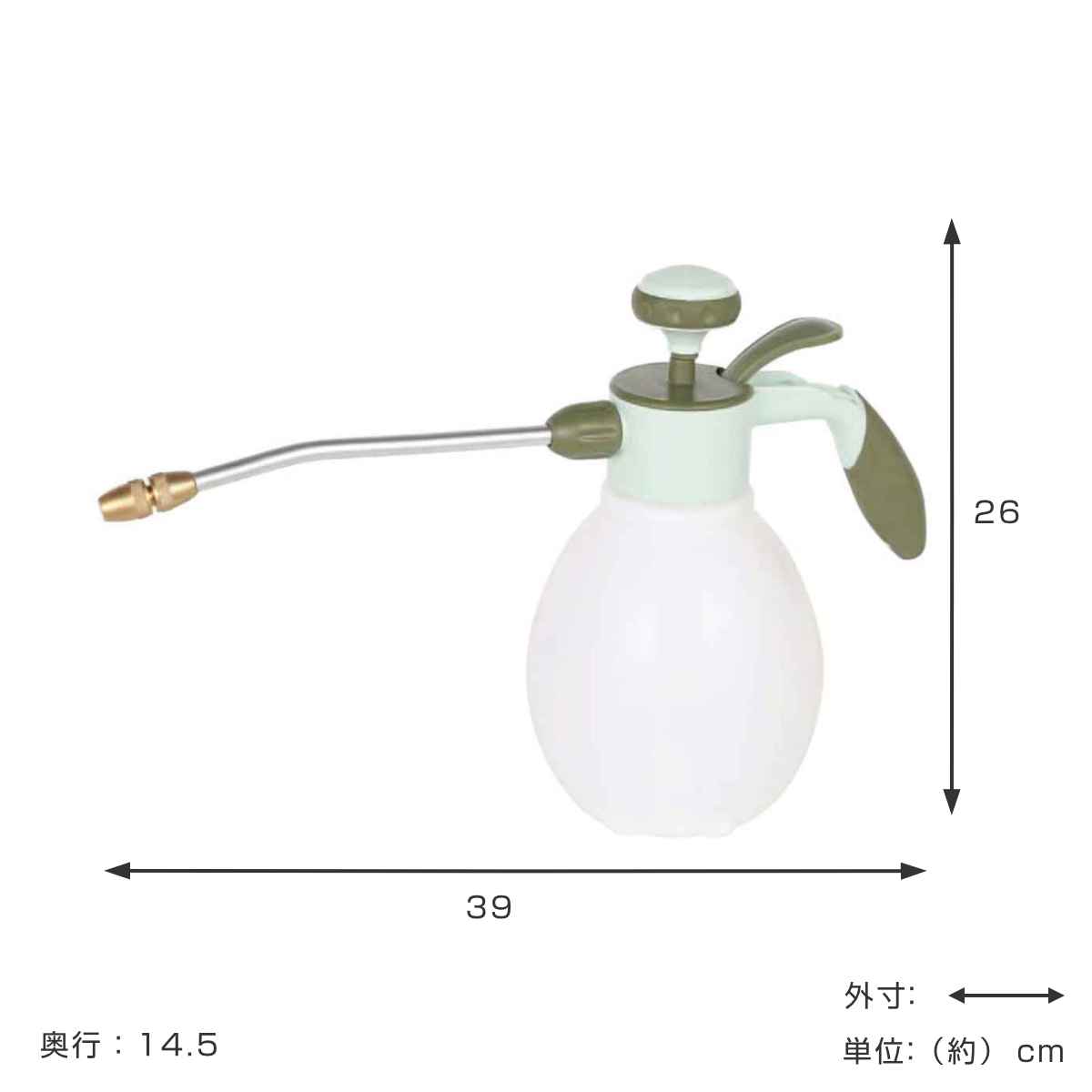 ダルトン 霧吹き ポンピングスプレイヤー 1.2L （ DULTON