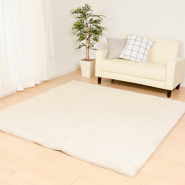 ラグ マット ラパン 180×180cm（ ラグマット カーペット 絨毯