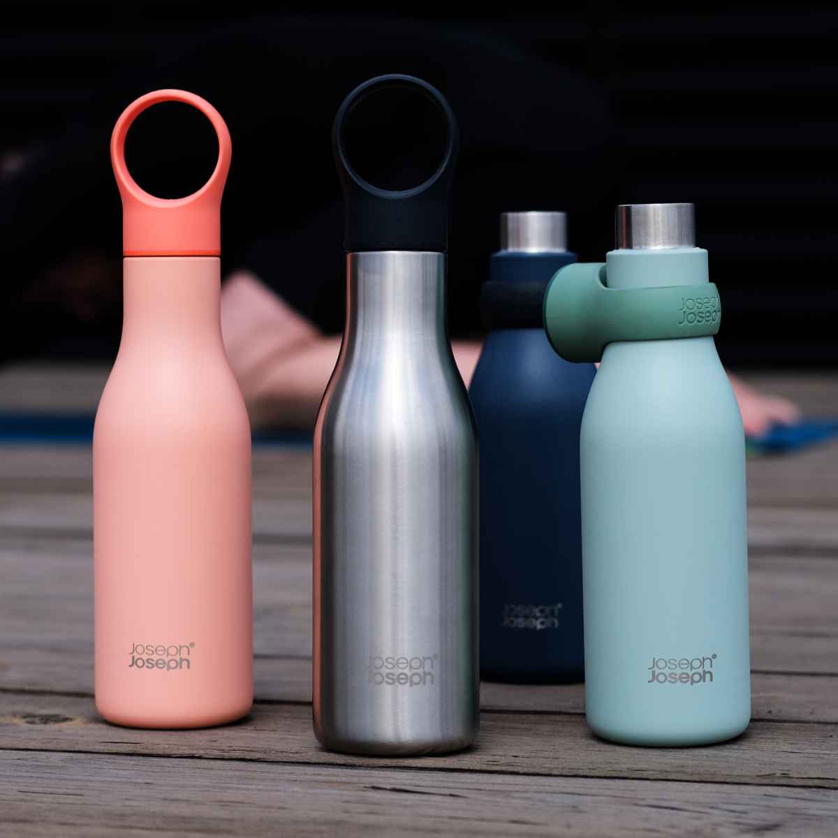 Joseph Joseph 水筒 500ml 保温 保冷 ループ 真空断熱ウォーターボトル