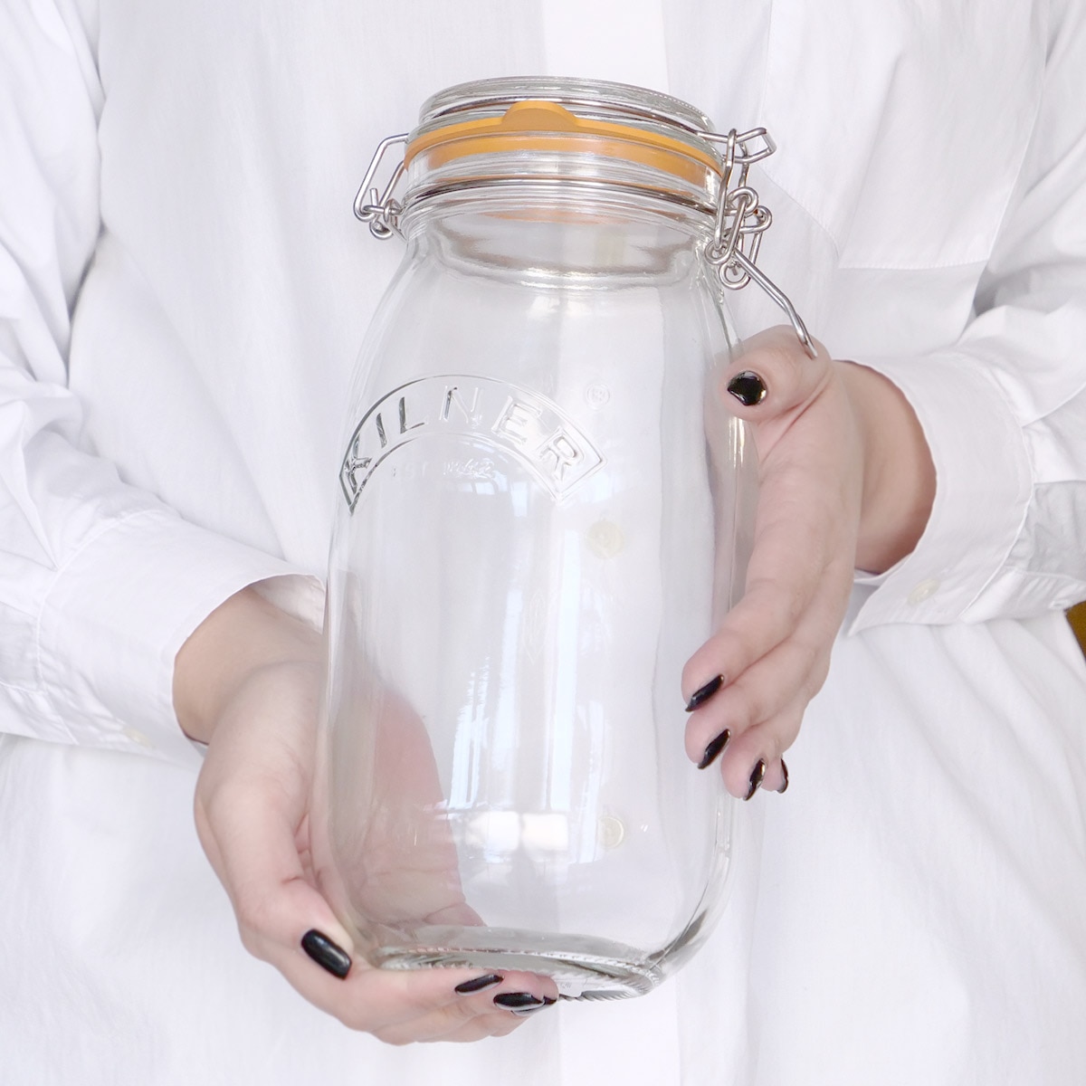 保存容器 KILNER ROUND CLIPTOP JAR 2L （ キルナー クリップ