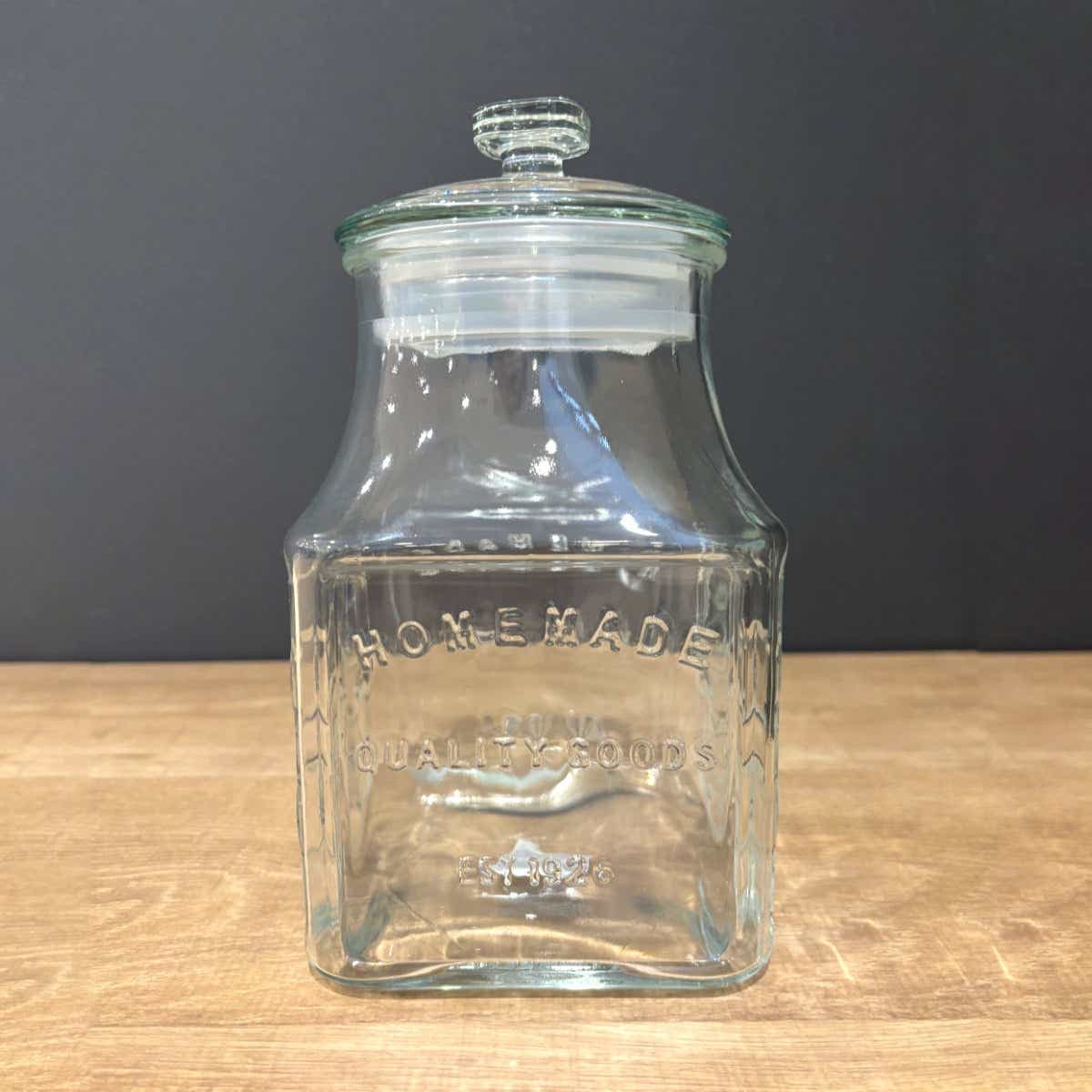 保存容器 スクエアガラスボトル （ ガラス 密閉 ガラスジャー キャニスター ガラス瓶 保存 食品保存 グラスジャー ガラスキャニスター ガラス容器  ガラス保存容器 保存瓶 保存ビン おしゃれ ）: カテゴリトップ｜JRE MALL