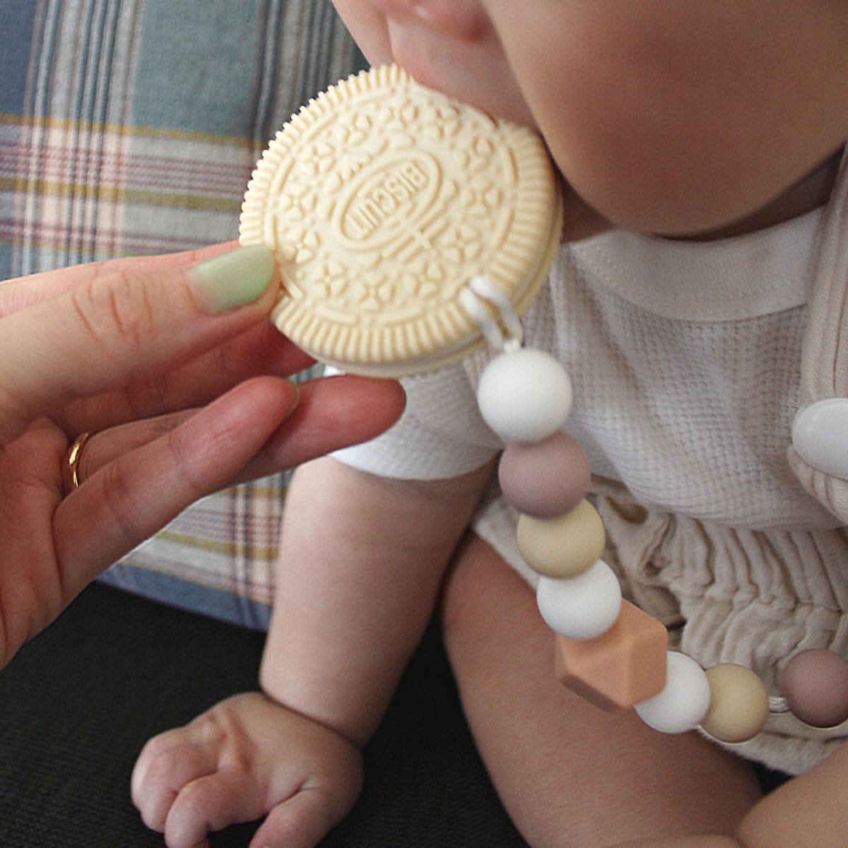 おもちゃ BISCUIT TEETHER 歯固め 赤ちゃん 北欧風（ シリコン はが