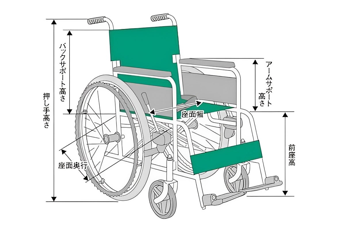 車いす 標準 自走式 背折れタイプ 座面幅40cm 非課税 （ 車椅子