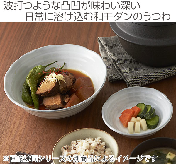 プレート 21cm Collage 皿 和食器 陶器 日本製 同色5枚セット（ お皿