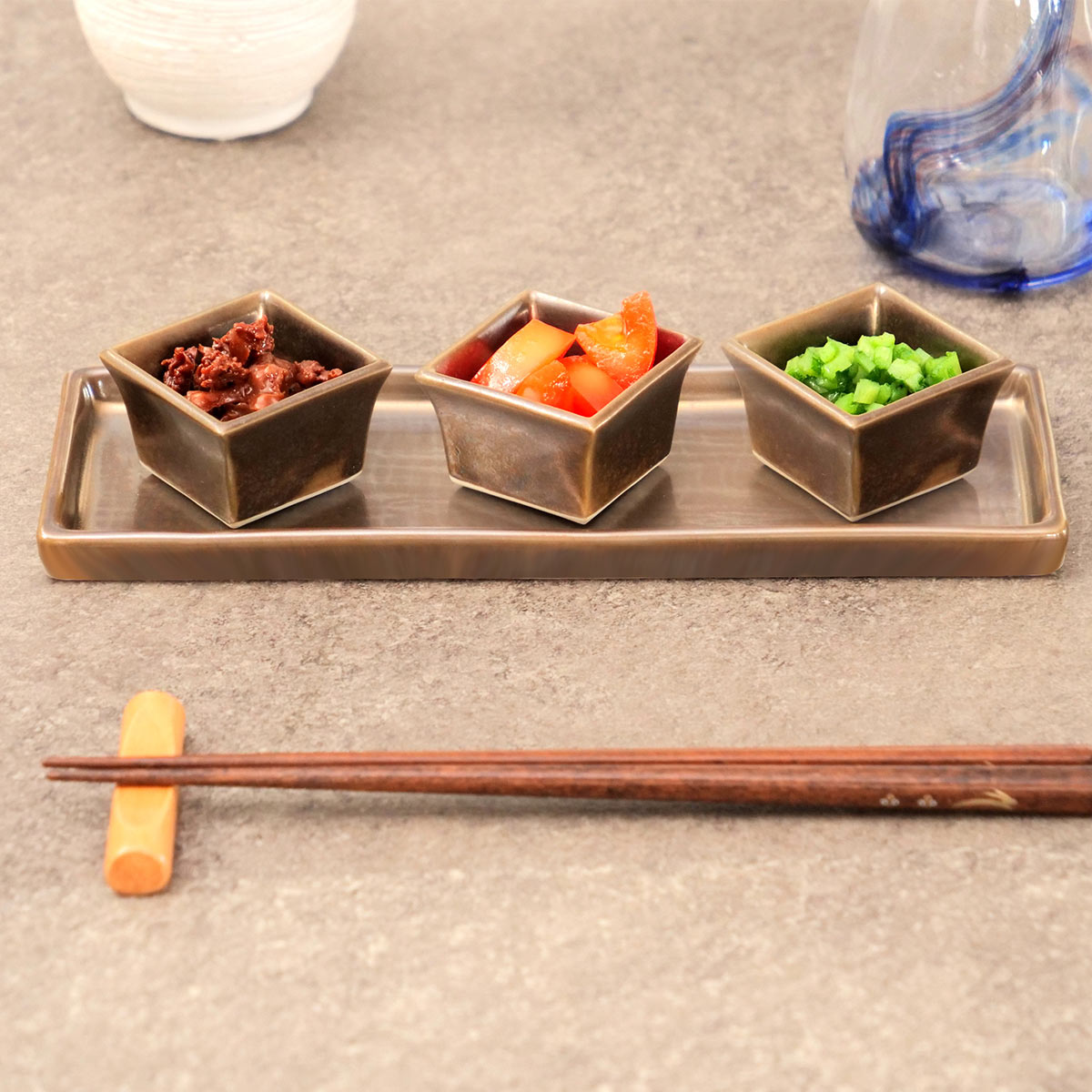 長角皿 24cm M.STYLE 武蔵 磁器 美濃焼（ 食器 和食器 日本製 皿