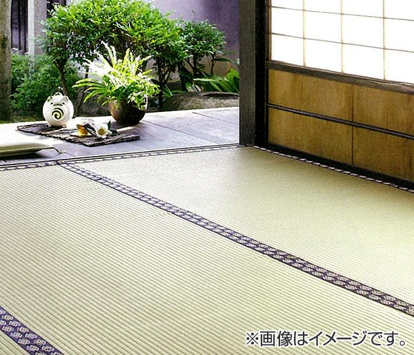 い草 上敷き 白綾 6畳 江戸間 約261×352cm 日本製（ い草上敷き 和室 6