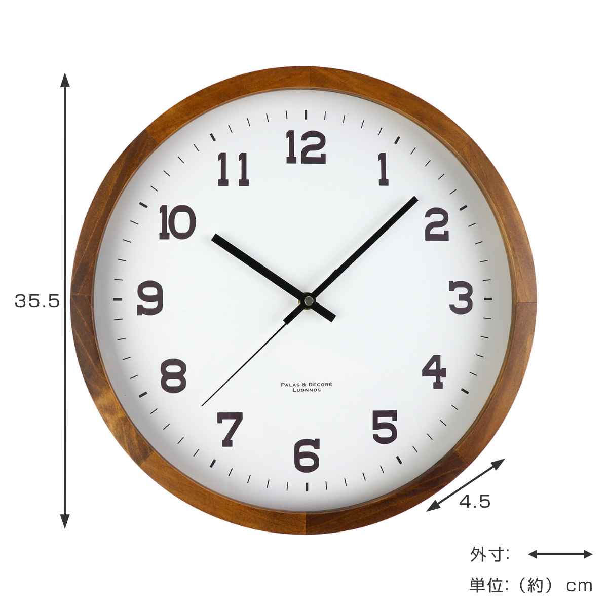 ◇KICORI QUARTZ HANDMADE WOOD CLOCK NAGANO JAPAN パイン材無垢