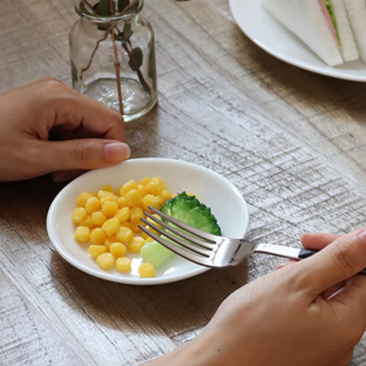 プレート 12cm コレール CORELLE 白 食器 皿 ウインターフロスト 同色