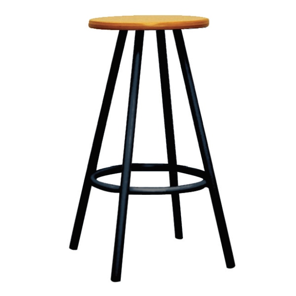 【まとめ】ウッド 木製 スツール  48.45㎝ 椅子2個セット