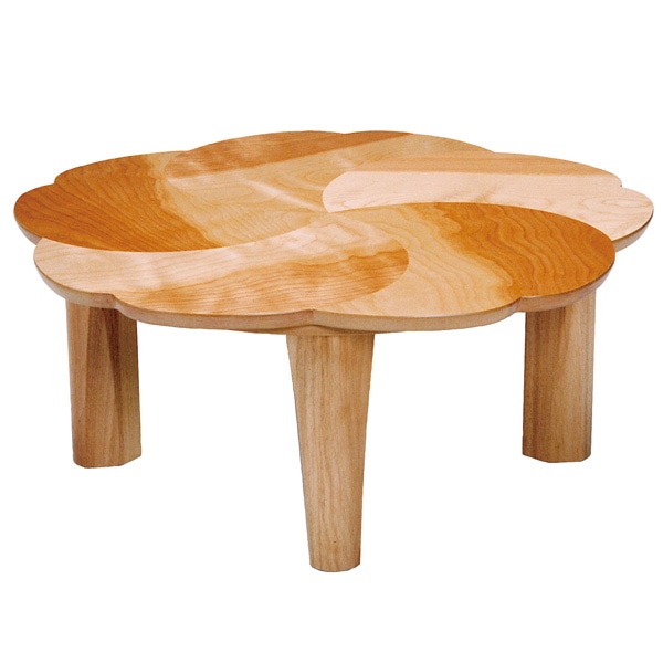 座卓 折れ脚 ローテーブル 木製 桜 幅90cm（ テーブル 折りたたみ 