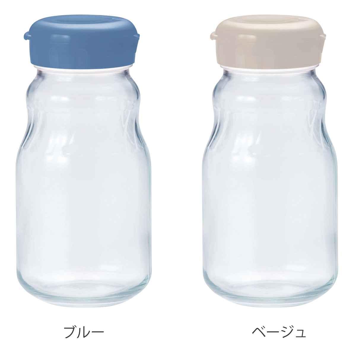 保存容器 930ml フルーツシロップびん （ ガラス レシピ付き 注ぎ口