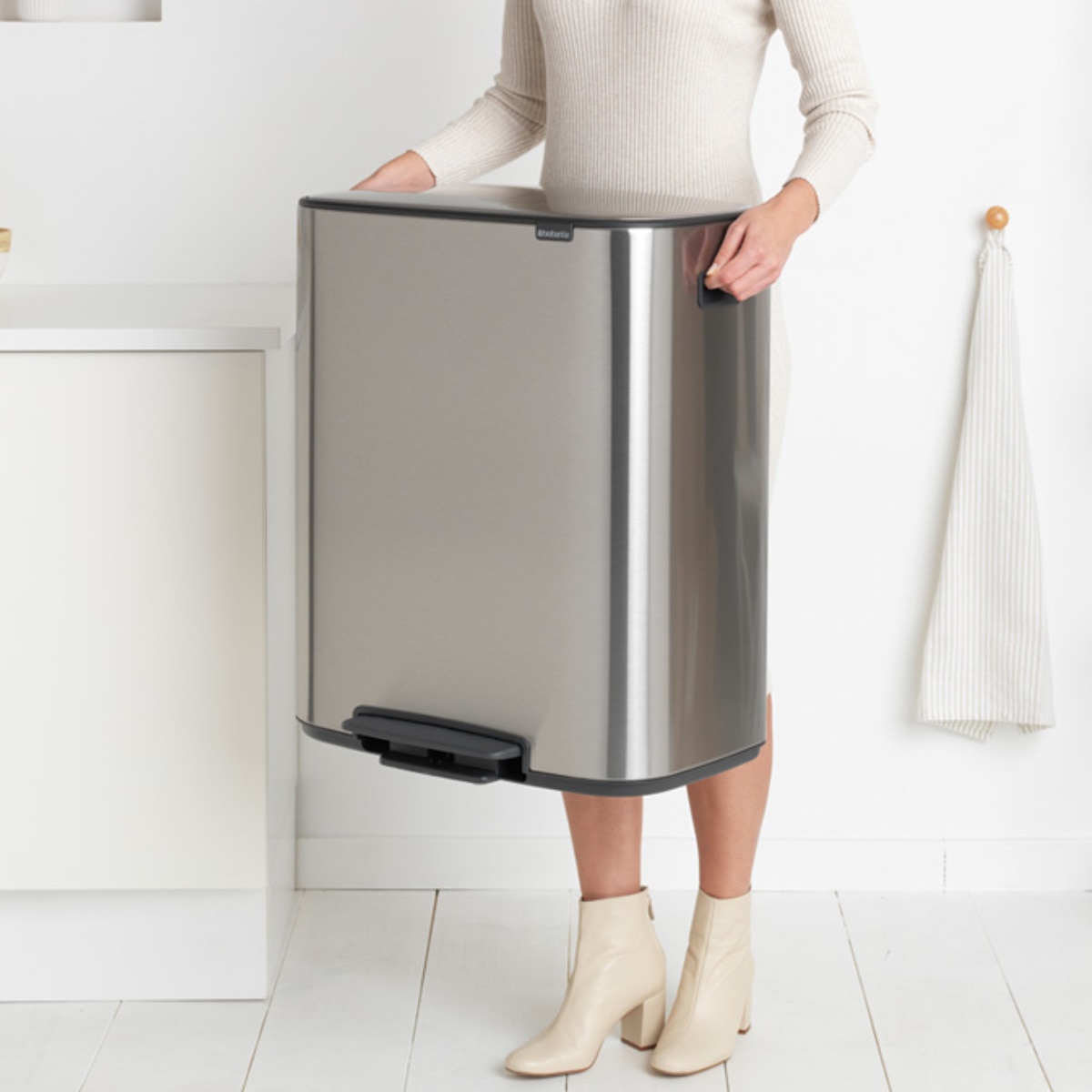 brabantia ゴミ箱 60L Bo Pedal Bin ステンレス グレー（ ブラバンシア