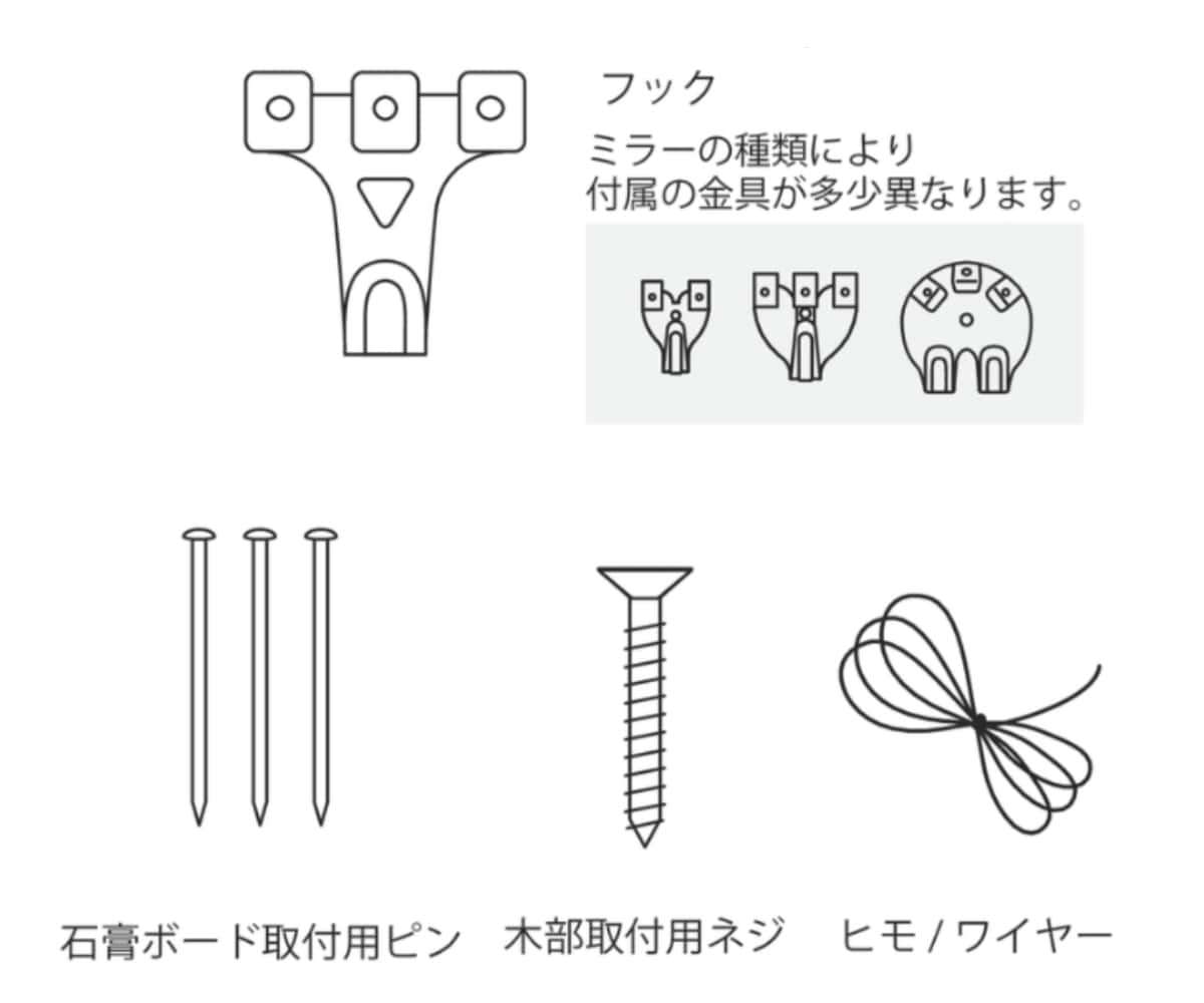 ミラー 壁掛け 直径50cm ウォールミラー 丸 円形 ノンフレーム 鏡