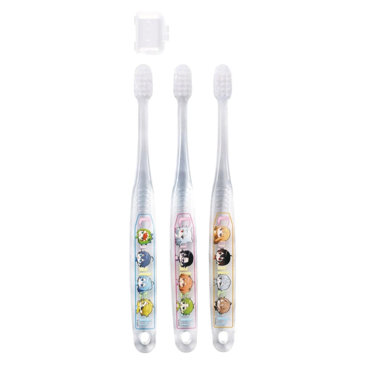 歯ブラシ 3本セット クリア歯ブラシ カラフルピーチ （ からぴち ...