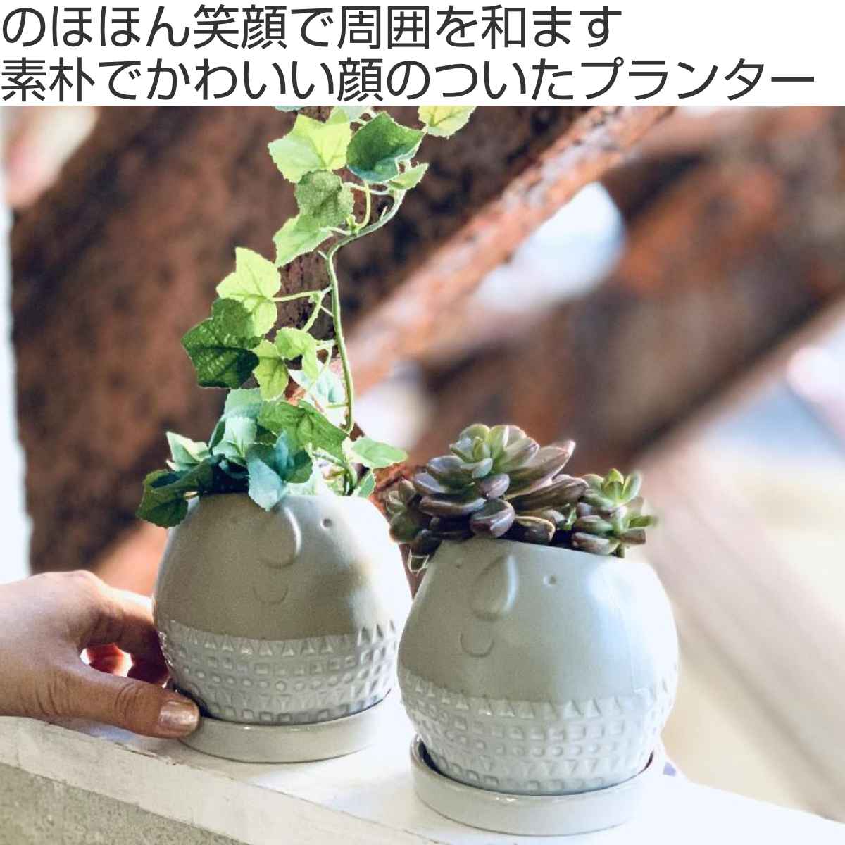 植木鉢 Maske ラウンドプランター Sサイズ 2号 （ プランター プラント