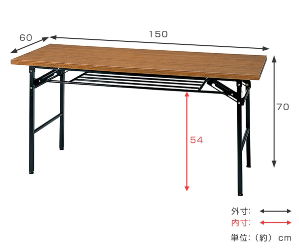 ミーティングテーブル ハイタイプ 幅150cm 奥行60cm 会議テーブル