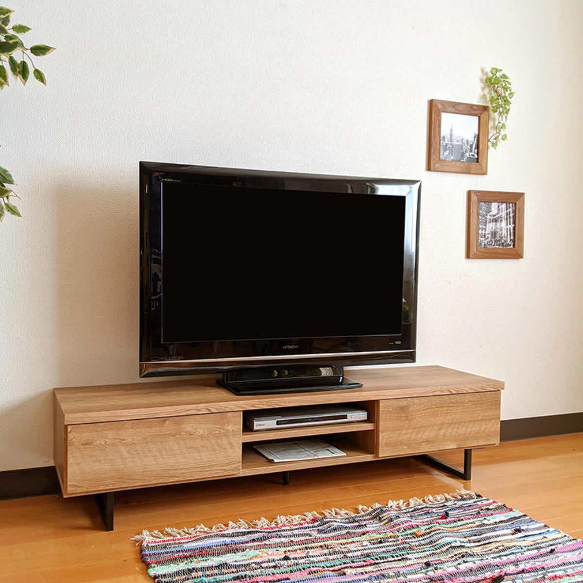 テレビ台 ローボード 北欧風 シンプルデザイン 幅160cm （ テレビ