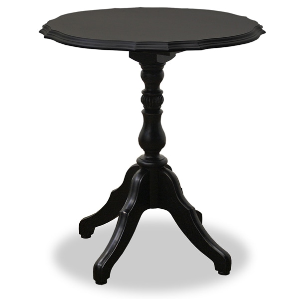 ティーテーブル 丸型 サイドテーブル アンティーク調 ノワール 直径 