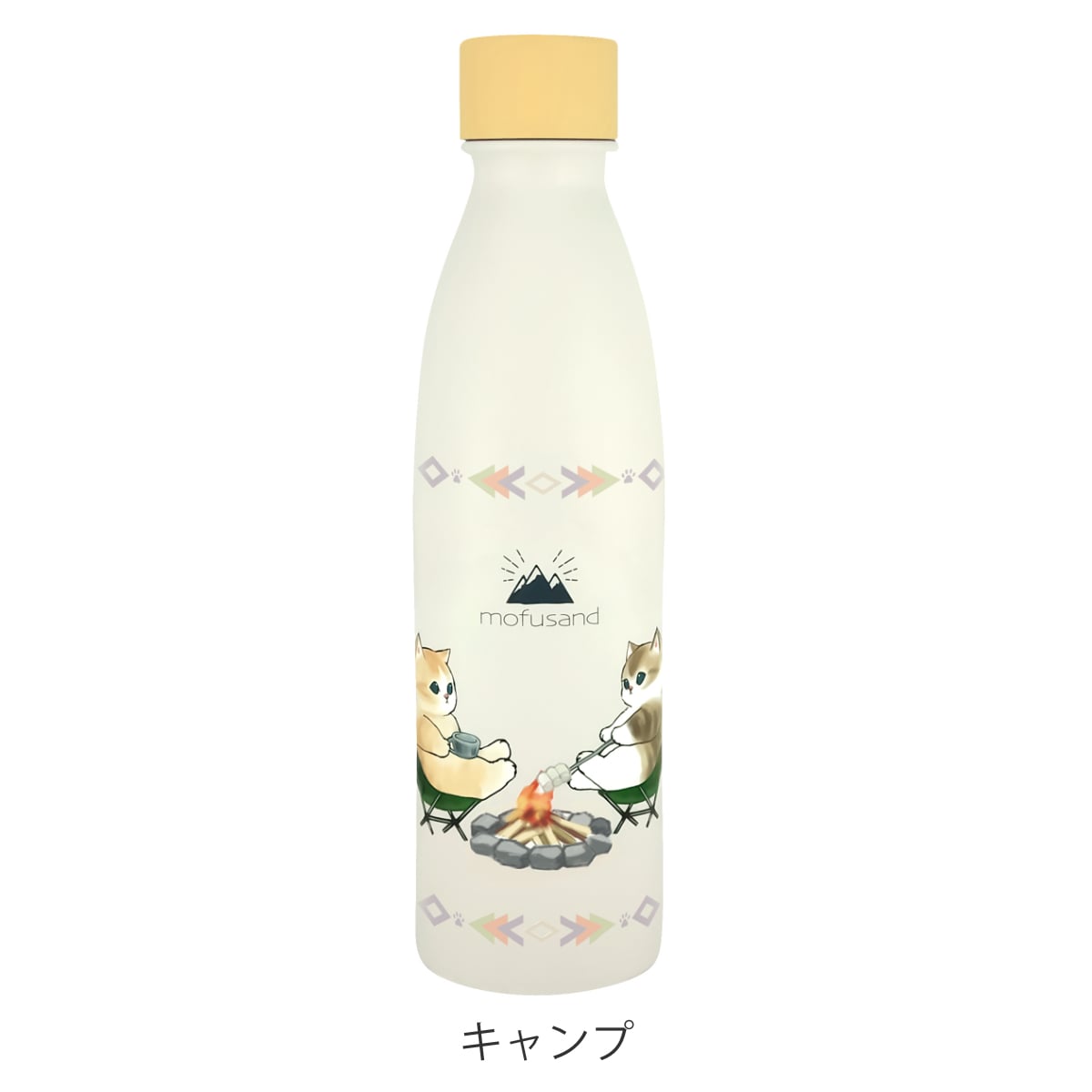 水筒 炭酸ボトル 530ml mofusand （ マグボトル ステンレスボトル