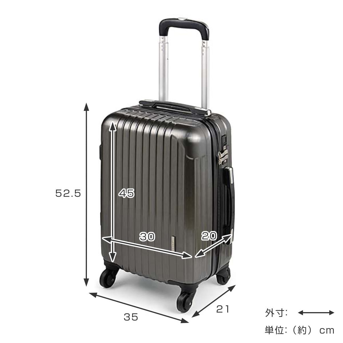 [プロテカ] スーツケース 機内持ち込み sサイズ 1泊2日 2泊3日 24L