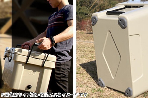 クーラーボックス ハードタイプ アウトドア 45L ハードクーラー（ 保冷 ...