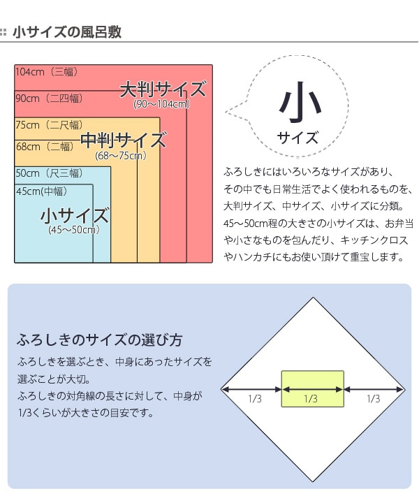 風呂敷 中巾 チーフ だるま アカ 48cm ふろしき ナフキン ランチクロス