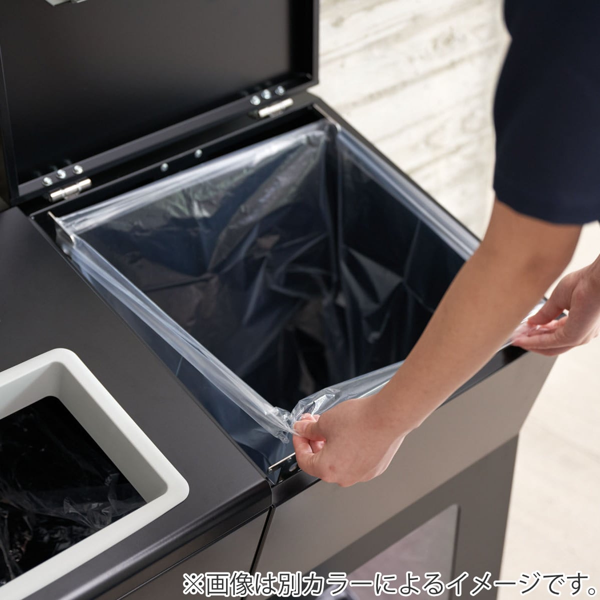 法人限定】 屋内用ゴミ箱 100L 業務用ダストボックス ホワイト色