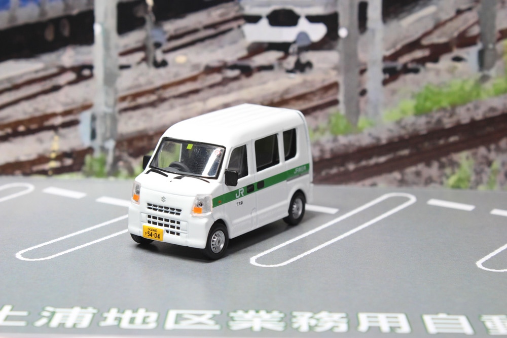 EraCAR 1/64 JR東日本水戸線下館駅 業務用自動車 スズキエブリィ（旧型