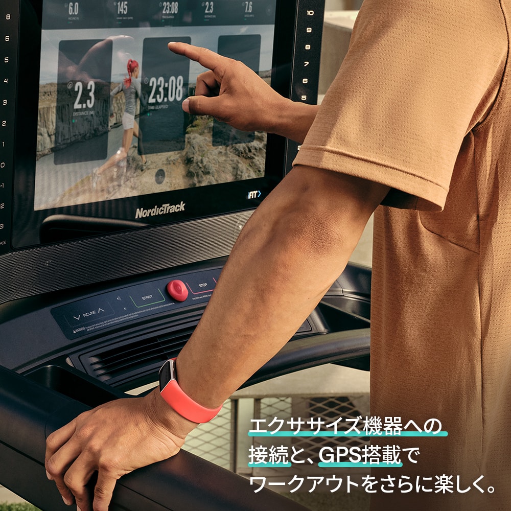 Fitbit Charge 6 トラッカー コーラル シャンパンゴールド フィット