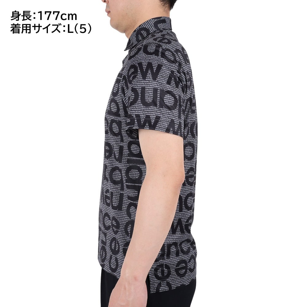 ニューバランス 【メンズ】 ゴルフウェア 半袖 カラーシャツ 012