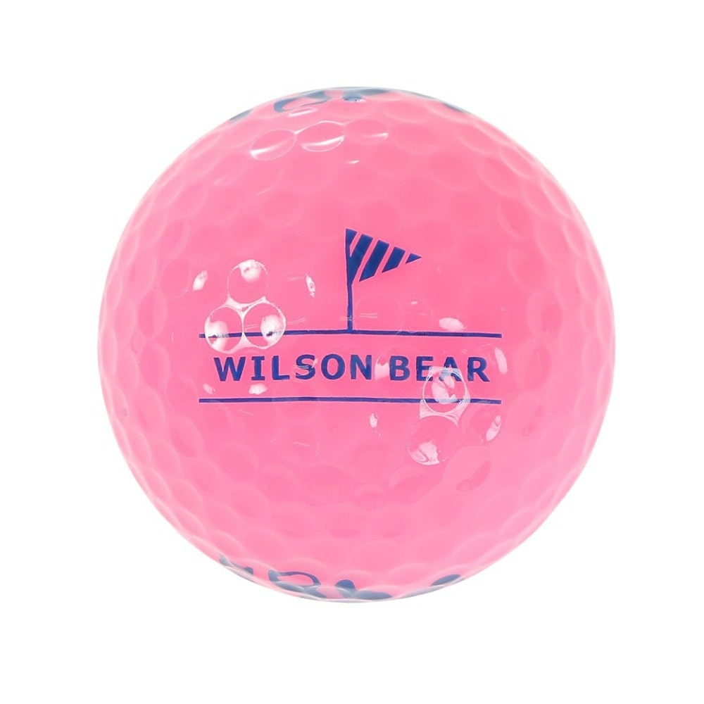 ウイルソンゴルフ 【レディース】 ゴルフボール BEAR4 ピンク ネット(8 