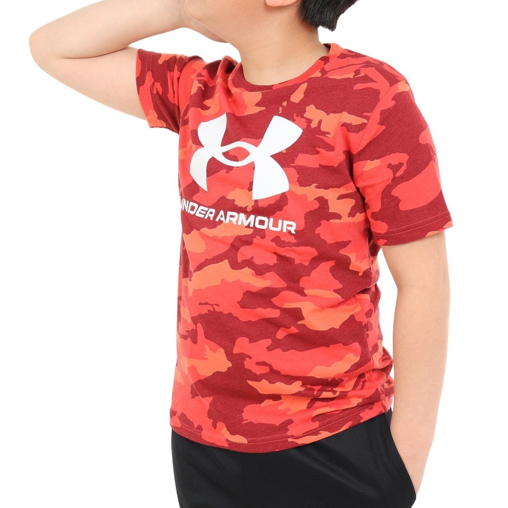 アンダーアーマー 半袖Tシャツ ジュニア SPORSTYLE ロゴ AP 1376733