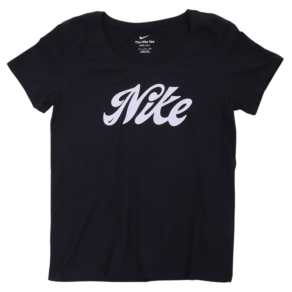 ナイキ 【レディース】 半袖Tシャツ レディース 黒 DF NIKE スクリプト