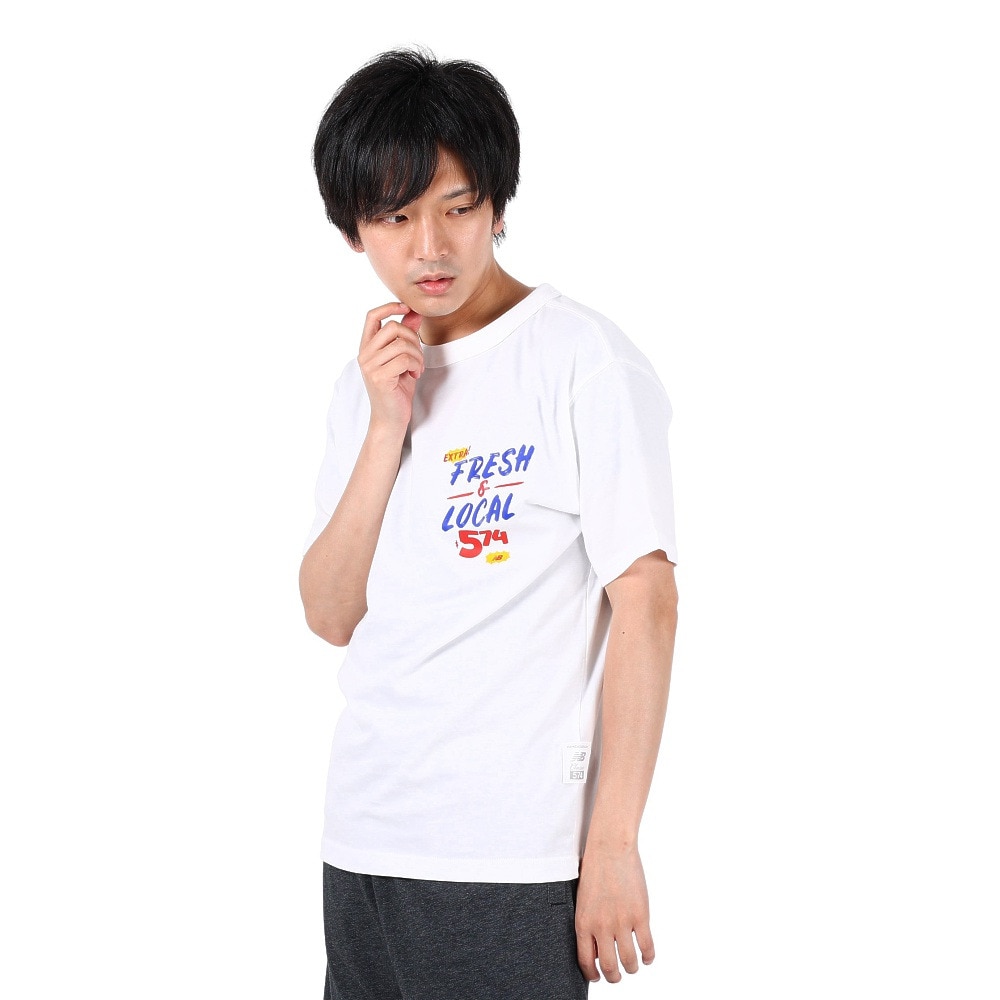 ニューバランス 【メンズ】 半袖Tシャツ メンズ Essentials 574