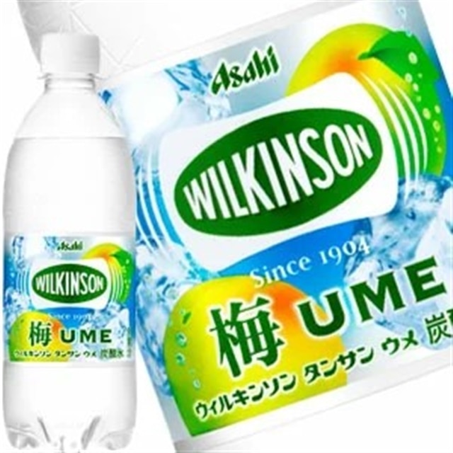 送料無料] アサヒ ウィルキンソン タンサン ウメ 500mlPET×48本[24本×2