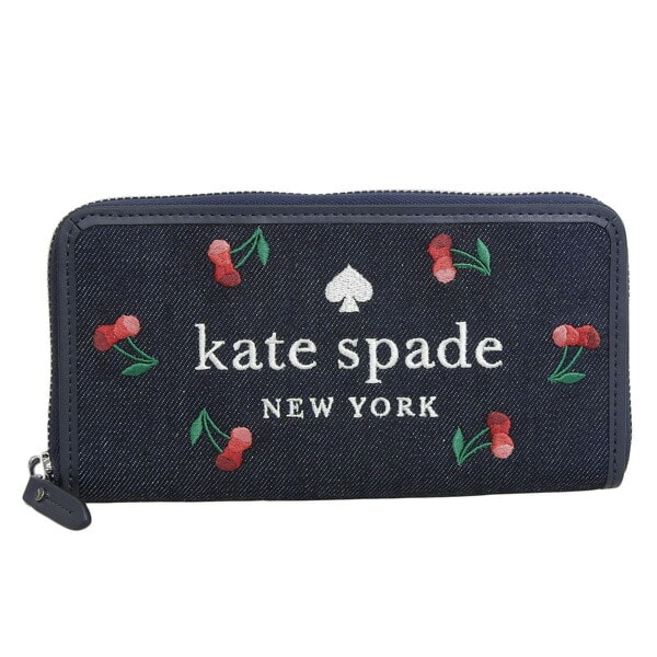 【お値下げ不可】kate spade new york デニム長財布