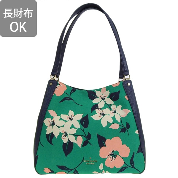 送料無料】ケイトスペード KATE SPADE MEDIUM TRIPLE COMPARTMENT SHOULDER ショルダーバッグ バッグ  キャンバス グリーンマルチ レディース k7313-300 アウトレット ブランド: Riverall｜JRE MALL