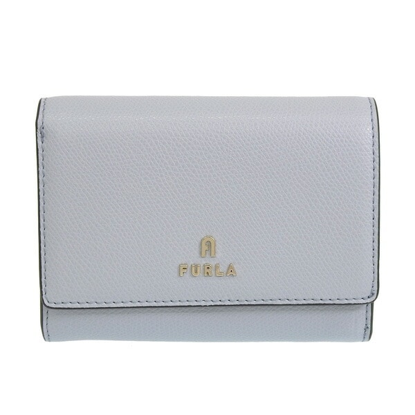 送料無料】フルラ 財布 レディース 二つ折り財布 レザー グレー FURLA