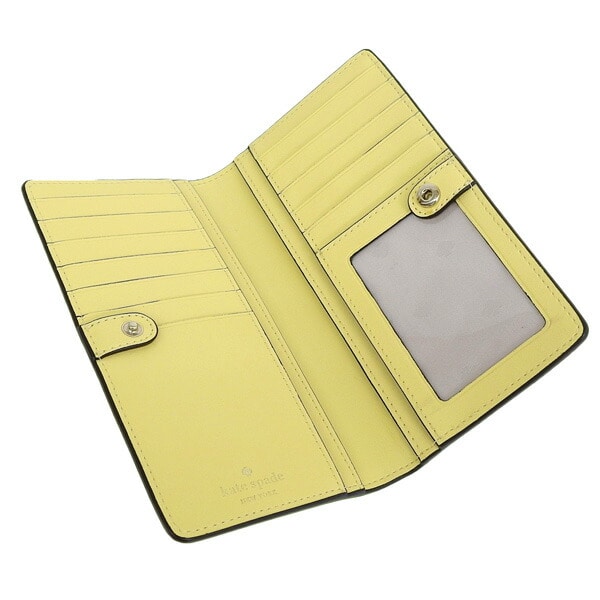 送料無料】ケイトスペード KATE SPADE LARGE SLIM BIFOLD WALLET 長財布 イエロー系 レディース k6011-250  アウトレット: Riverall｜JRE MALL