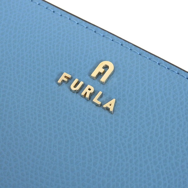 送料無料】フルラ 財布 レディース 二つ折り財布 レザー ブルー FURLA