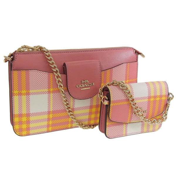 送料無料】コーチ COACH GARDEN PLAID POPPY XBODY ショルダーバッグ