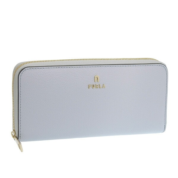 送料無料】フルラ 財布 レディース 長財布 レザー グレー FURLA