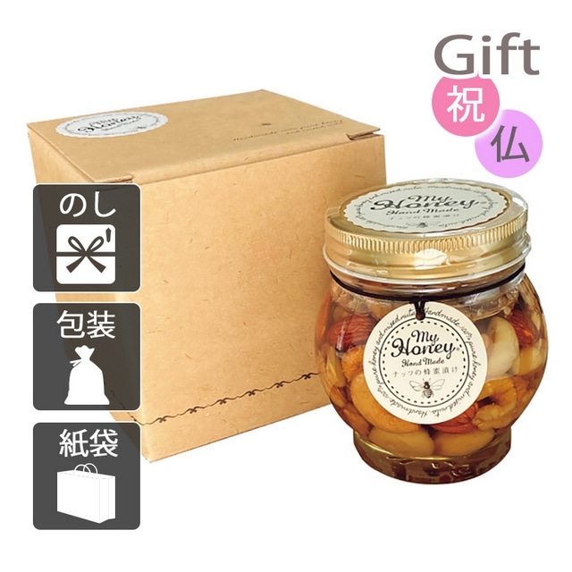 箸 MYHONEY ナッツの蜂蜜漬け(200g): Gift style｜JRE MALL