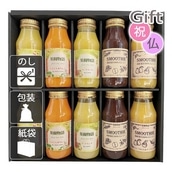 フルーツジュース 果樹物語 国産果汁のジュース＆スムージー10本セット: Gift style｜JRE MALL