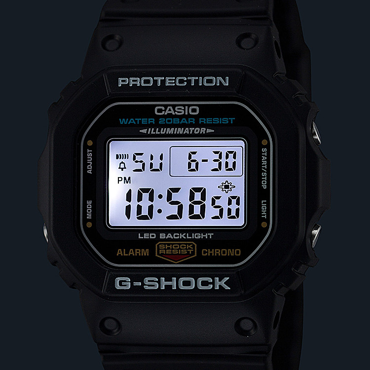 カシオ ジーショック 腕時計 オリジン クオーツ デジタル LEDバックライト ブラック メンズ 国内正規品 DW-5600UE-1JF:  ホームショッピング｜JRE MALL