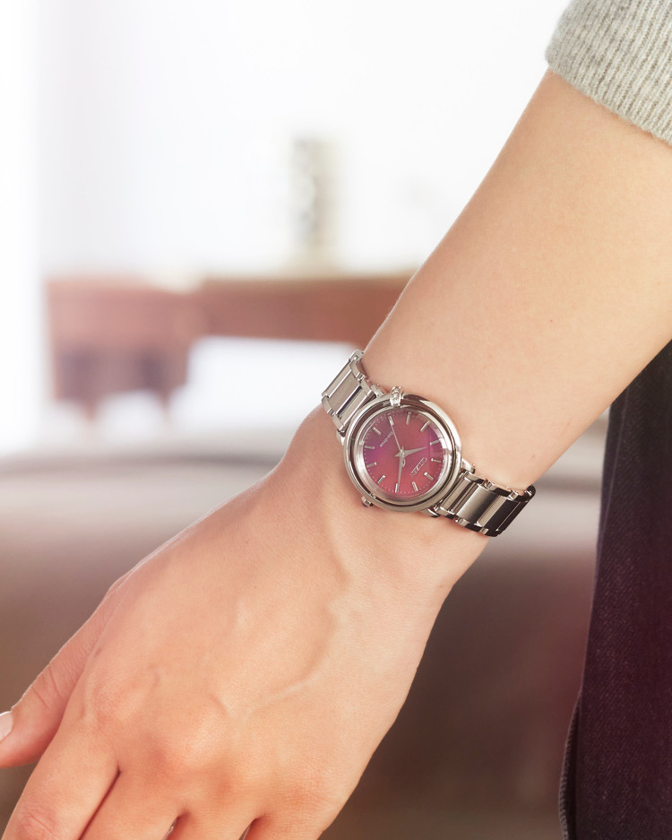 シチズン エル 腕時計 Arcly Collection ソーラー ステンレス アナログ レッド レディース 国内正規品 EM1090-78X:  ホームショッピング｜JRE MALL