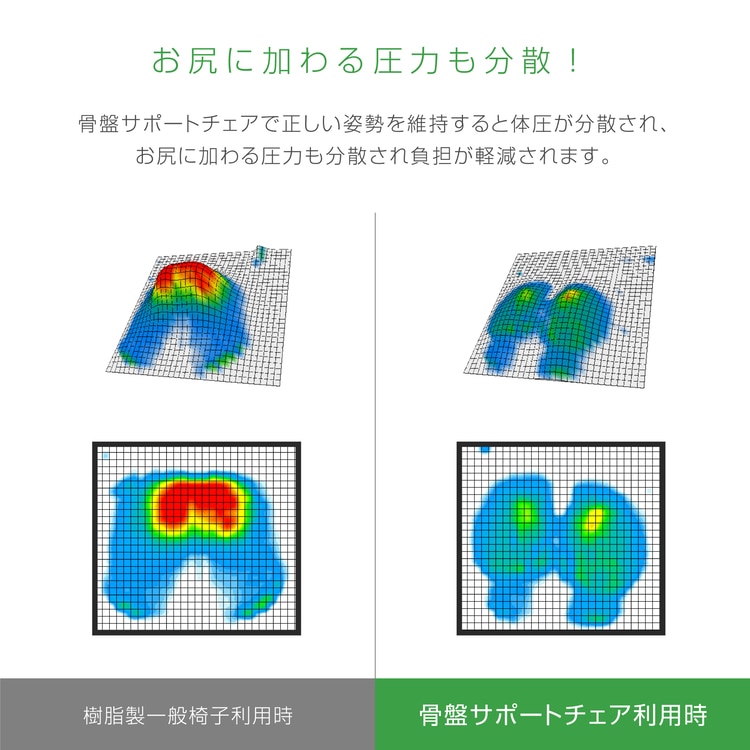 ドリームウェア 骨盤サポートチェア My Comfy Lサイズ ライトグレー RC